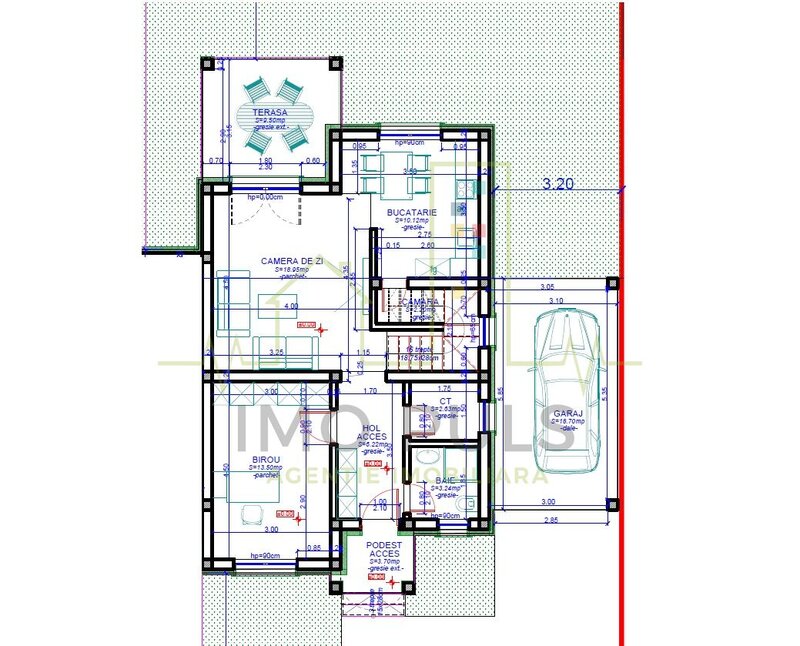 Dumbravita, duplex despartit prin garaj, finisaje superioare